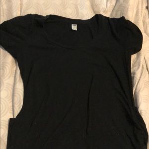 Black maternity dress